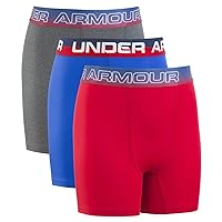 Under Armour Boys' Big Performance Boxer Briefs, Lightweight & Smooth Stretch Fit