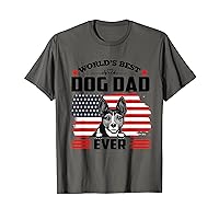 Rat Terrier Dog World's Best Dog Dad Ever Father's Day T-Shirt