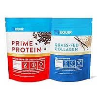 Equip Foods Prime Protein Powder Iced Coffee & Collagen Powder Vanilla
