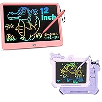 KOKODI Kid Toys LCD Writing Tablet, Colorful Toddler Drawing Pad Doodle Board Erasable, Educational Learning Toys Birthday Gifts for Girls Boys Age 3 4 5 6 7 8