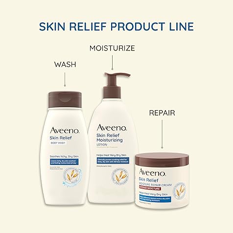 Skin Relief Intense Moisture Repair Body Cream with Triple Oat & Shea Butter Formula, Helps Relieve & Restore Extra-Dry Skin with Long-Lasting Moisture, Fragrance-Free, 11 oz