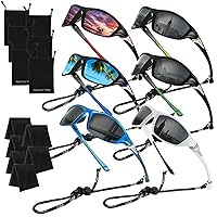2/4/6 Pack Polarized Sport Sunglasses for Men Women Cycling Fishing Running Shades Sunglasses