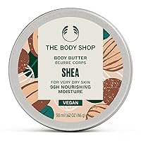 The Body Shop Shea Body Butter – Hydrating & Moisturizing Skincare for Very Dry Skin – Vegan – 1.62 oz