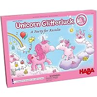 HABA Unicorn Glitterluck - A Party for Rosalie Cooperative Game for Ages 4+