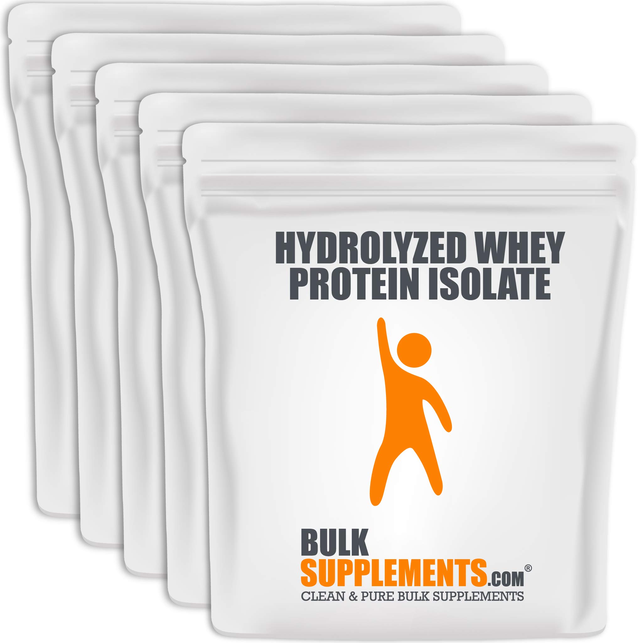 BulkSupplements.com Hydrolyzed Whey Protein Isolate - Plain Protein Powder - Whey Protein Powder Unflavored - Whey Isolate - Whey Powder - Isolate ...