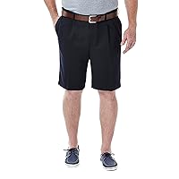 Haggar Men's Cool 18 Pleat Front Expandable Waist Short