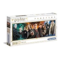 Clementoni 61883 61883-Jigsaw Panorama Harry Potter-1000 Pieces, Jigsaw Puzzle for Adults, Multi-Colour