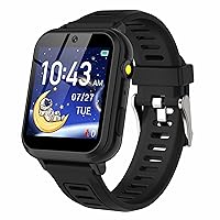 Kids Smart Watch for Kids with 24 Games Kids Watches Touch Screen Music Player Camera Alarm Clock Calculator Flashlight Stopwatch 12/24 hr Toys for Kids Gift for Boys 3-12 Year Old