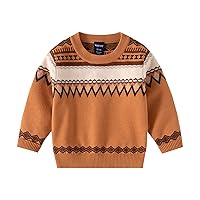 Babys Kids Toddler Girls Boys Spring Winter Long Sleeve Striped Knit Sweater Pullover Tops Clothes Youth Shirt