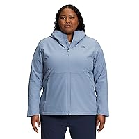 THE NORTH FACE Women's Shelbe Raschel Hoodie (Standard and Plus Size), Folk Blue, 1X