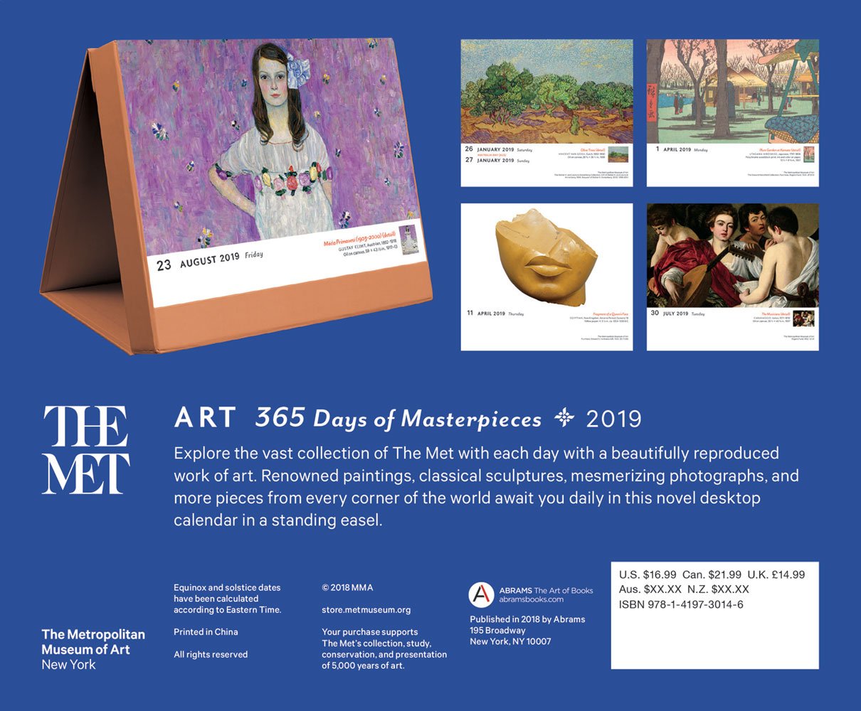 Art: 365 Days of Masterpieces 2019 Desk Calendar