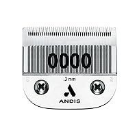 Andis 64074 UltraEdge Carbon-Infused Steel Detachable Clipper Blade, Size 0000, 1/100-Inch Cut Length