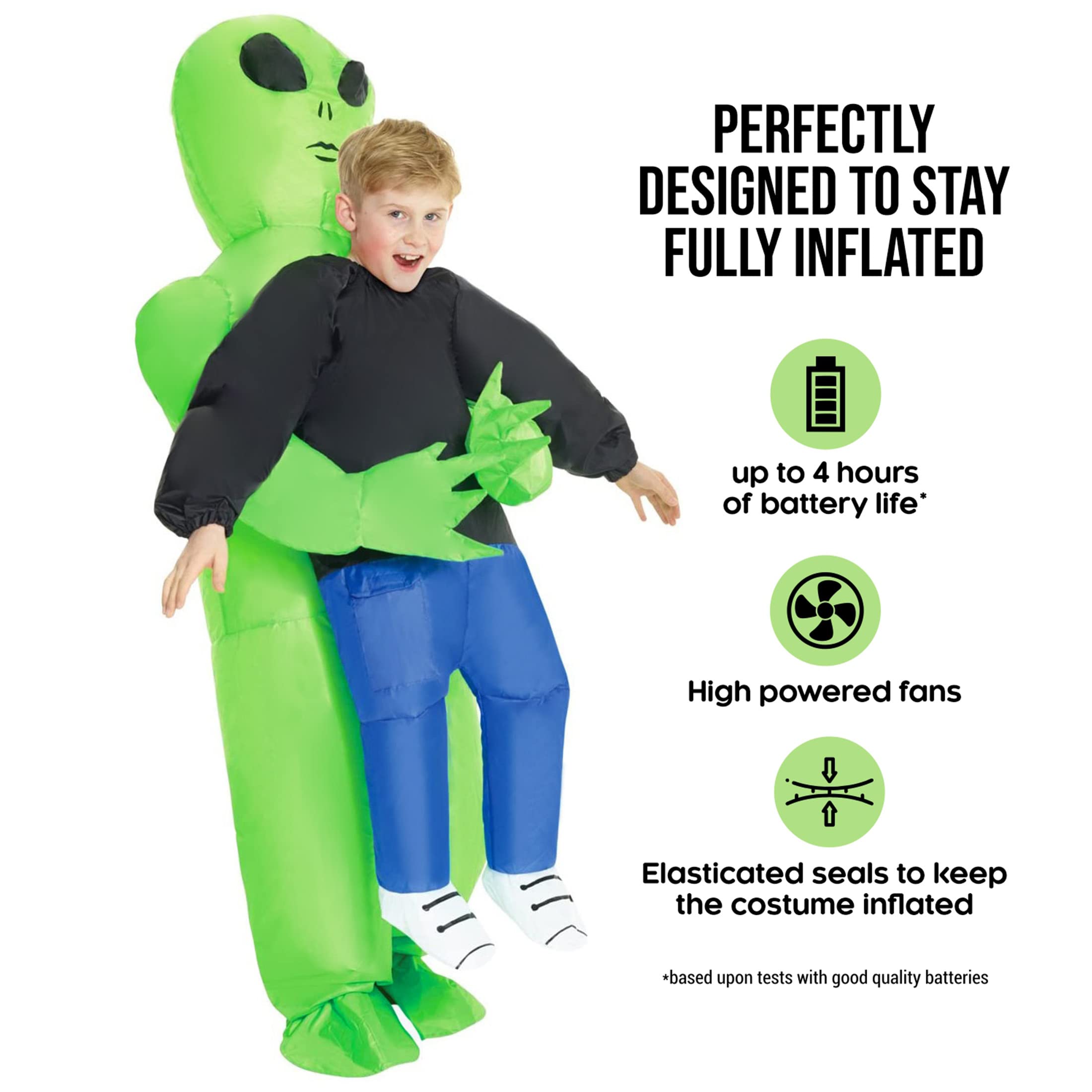 Morph Green Inflatable Alien Costume Kids Inflatable Costumes For Kids Blow Up Halloween Costumes For Kids Boys Girls