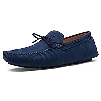 Jousen Men's Loafers Casual Penny Loafers for Men Suede Mens Slip On Driving Shoes