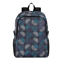 ALAZA Polka Dot Colorful Absatract Geometric Ornament Packable Hiking Outdoor Sports Backpack