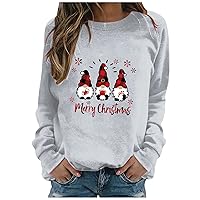 Merry Christmas Sweartshirt for Women Snowflakes Turtleneck Long Sleeve Sweater Wintertime Loose Pullover Sweater