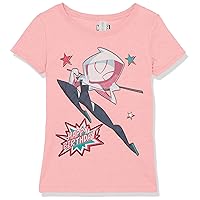 Marvel Little, Big Seasonal Spider Gwen Birthday Girls Short Sleeve Tee Shirt