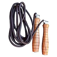 ARD Pro Leather Skipping Adjustable Weighted Rope Speed Rope Jump Jumping Exercise Fitness Rope Weight Loss Burn Calories