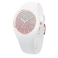 ICE lo White Pink - Women's Wristwatch with Silicon Strap