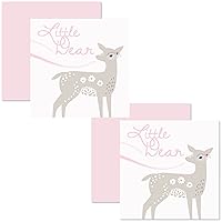 C.R. Gibson Little Dear 2 Piece Gift Enclosure Cards for Babies and Newborns
