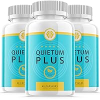 (3 Pack) Quietum Plus Tinnitus Relief - Advanced Formula Quietum Ear Ringing Supplement (180 Capsules)