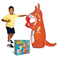 Socker Boppers Kangaroo! BOP Bag! Sock it, Bop it, Punch it and it bounces Back, More Fun Than a Pillow Fight, Outlet for Active Kids, Develops Agility-Balance-Coordination-Athletic Ability