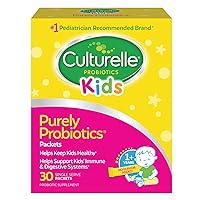 Culturelle Kids Probiotics Daily Packets Digestive & Immune Support, Pediatrician Recommended #1 Brand, 50 Count & 30 Count