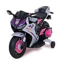 Paw Patrol Skye, 6V Kids Motorcycle - Ride on Toys for Toddlers, Toddler Bike, Electric Bike for Kids, 2.2 mph, Age 3+, 65lbs, Realistic Sounds. Easy Grip Handles, Easy to Use
