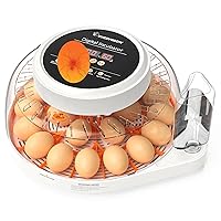 22 Egg Incubator for Hatching Eggs with Humidity Display, Automatic Egg Turner and Egg Candle Tester, Humidity Temperature Control Incubators for Chickens Ducks Quails Eggs