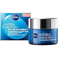Hydra Skin Effect Regenerating Gel Cream (50 ml), Night Cream for Smooth Skin Overnight, Light Night Cream with Pure Hyaluronic [HA] for 72h Moisture