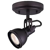 CANARM ICW622A01ORB10 LTD Polo 1 Light Ceiling/Wall, Oil Rubbed Bronze with Adjustable Head , Oil-rubbed Bronze