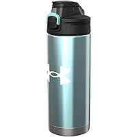 Under Armour 16oz Protégé Water Bottle, Stainless Steel, Vacuum Insulated, Leak Resistant Lid, Self Draining Cap, All Sports, Gym, Camping, Fits Bike Holder