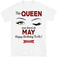 This Queen was Born in May Birthday Shirts for Women T-Shirt, Birthday Gift, May Birthday Shirt, May Queen, May Girl