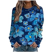 Sweatshirt, Womens' Oversized Crewneck Long Sleeve Casual Loose Pullover Tops
