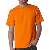 2000 Adult Cotton T-Shirt Safety Orange 4X-Large