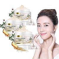 2/3/4 Pcs,Korean Pearl Powder Lady Cream,Ginseng Pearl Facial Cream,Pearl Cream for Face Whitening,Anti Aging,Lighten Fine Lines and Hide Pores (3Pcs)