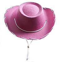 Children's Pink Felt Cowboy Hat