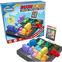 Thinkfun Rush Hour - Traffic Jam Logic, Brain & Challenge Game - STEM Toys for Boys & Girls Age 8 Years Up - Gifts for Kids and Adults