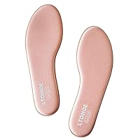 Memory Foam Insoles for Women, Replacement Shoe Inserts for Work Boot, Running Shoes, Hiking Shoes, Sneaker, Cushion Shoe Insoles Shock Absorbing for Foot Pain Relief, Comfort Inner Soles Pink US 9