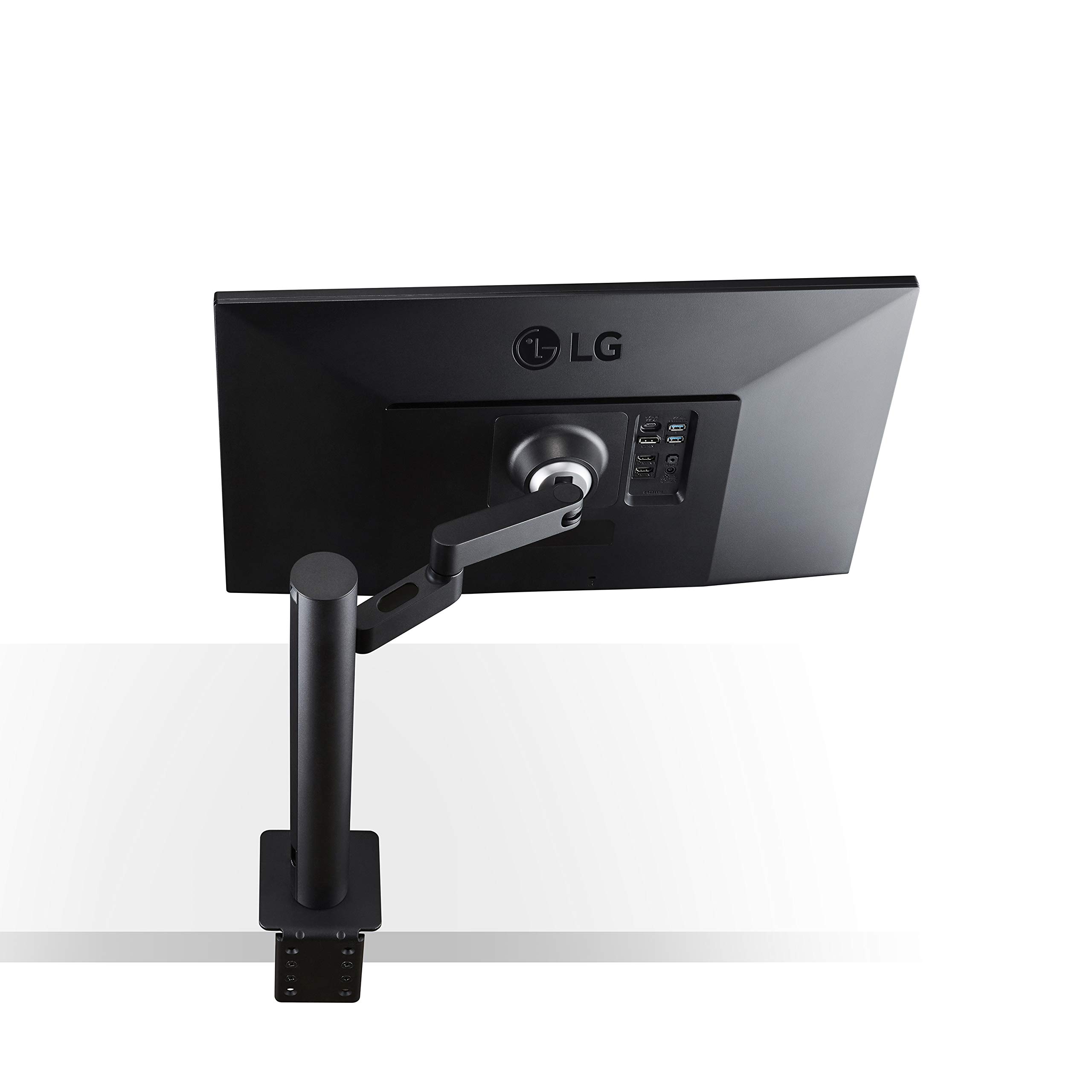 LG 27UN880-B Ultrafine Monitor 27” UHD (3840 x 2160) IPS Display, sRGB 99% Color Gamut, VESA DisplayHDR 400, USB Type-C, Ergo Stand - Black