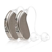Britzgo Dual Package of 702 Hearing Amplifier - Aids with Hearing Activity - Made in America with a Newly Designed Digital Chip and Speaker - Time to Upgrade