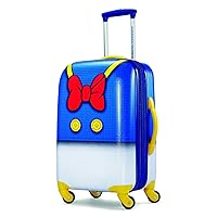 Unisex Kid's Disney Hardside Luggage with Spinner Wheels, Multicolor, Carry-On 20-Inch
