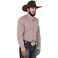 Cinch Western Shirt Mens Long Sleeve Plaid Button Front MTW1105712