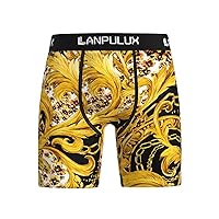 LANPULUX Mens Underwear Men's Boxer Briefs Novelty Boxer Brief Underwear for Men Boys Underwears Birthday Gifts
