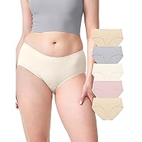 Neione No Show Women's Cotton Underwear Seamless Hipster Panties with No Panty Lines