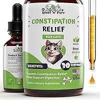 Constipation Relief for Cat - Cat Constipation Relief - Cat Laxative - Cat Laxative Constipation Relief - Constipation Relief for Cats - Cat Stool Softener - 1 fl oz - (1)