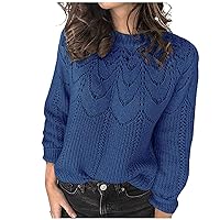 Women's Turtleneck Sweater Knitwear Color Mohair Pullover Hollow Sweater Cashmere Sweaters