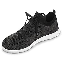 isotoner Zenz Womens Lace Up Slippers, Lightweight Unlined Sport Knit Slip-Ons