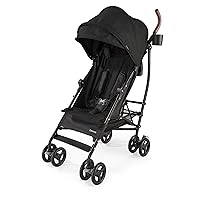 MaxLite Deluxe Lightweight Umbrella Baby Stroller, Travel Stroller for Infant and Toddler - Carbon Gray