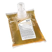 Health Guard 21310 Foaming Advanced Antibacterial Hand Soap, 1000 mL Refill Bag, Amber with Citrus Spice Scent (Pack of 4)